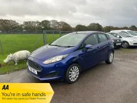 Used Ford Fiesta Style 75 HP (55 kW) 2015 Blue Hatchback