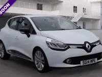 Used Renault Clio Dynamique 90 HP (66 kW) 2014 White Hatchback