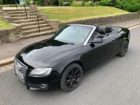Used Audi A5 Cabriolet Design 208 HP (152 kW) 2009 Black Cabriolet