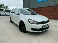 Used VW Golf VII SE 105 HP (77 kW) 2012 White Estate