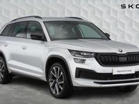 Used Skoda Kodiaq SportLine 150 HP (110 kW) 2023 Brilliant silver metallic SUV