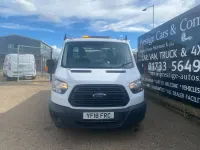 Used Ford Transit 130 HP (95 kW) 2018 White Pickup
