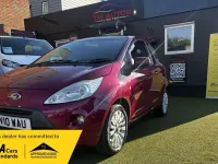 Used Ford Ka Zetec 69 HP (50 kW) 2010 Red Hatchback