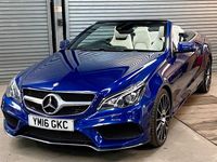 Begagnad Mercedes E220 AMG line 175 HK (128 kW) 2016 Blå Cab