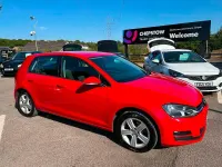 Used VW Golf VII Edition 147 HP (108 kW) 2017 Red Hatchback
