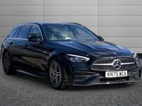Used Mercedes C200 AMG line 204 HP (150 kW) 2025 Obsidian black Estate
