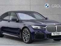 Used BMW 740 M Sport 340 HP (250 kW) 2021 Tanzanite blue Sedan