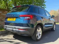 Used Skoda Karoq SE 110 HP (80 kW) 2021 Blue SUV