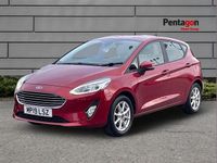 Used Ford Fiesta Zetec 99 HP (72 kW) 2019 Red Hatchback