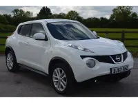Gebraucht Nissan Juke Acenta 110 PS (80 kW) 2012 Weiß SUV