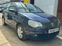 Used VW Polo Match 80 HP (58 kW) 2008 Blue Hatchback