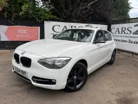 Used BMW 116 Sport Line 2014 White Hatchback