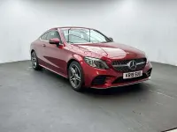 Used Mercedes C220 AMG Line Premium 194 HP (142 kW) 2019 Red Coupe