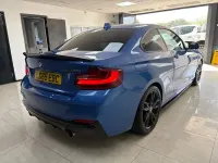 Used BMW M235 Comfort Edition 326 HP (239 kW) 2015 Blue Coupe