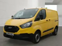 Used Ford Transit Custom 130 HP (95 kW) 2021 Yellow Van