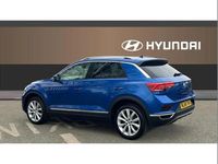 Used VW T-Roc SEL 150 HP (110 kW) 2018 Blue SUV