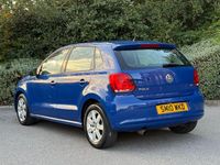 Used VW Polo SE 85 HP (62 kW) 2010 Blue Hatchback
