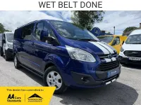 Used Ford Transit Custom Limited 170 HP (125 kW) 2017 Blue Van