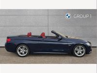 Used BMW 430 Cabriolet M Sport 252 HP (185 kW) 2017 Blue Cabriolet