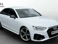 Used Audi A4 Black Edition 163 HP (119 kW) 2020 White Sedan