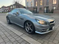 Begagnad Mercedes SLK250 AMG 2013 Silver Cab