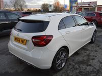 Begagnad Mercedes A180 Sport Edition 2018 Vit Halvkombi