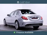 Used Mercedes C220 AMG Line Premium Plus 170 HP (125 kW) 2017 Silver Sedan