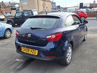 Begagnad Seat Ibiza SE 85 HK (62 kW) 2009 Blå Halvkombi