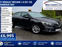 Used Renault Mégane Dynamique 2017 Black Hatchback