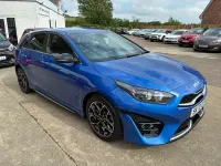 Used Kia Ceed GT-Line 158 HP (116 kW) 2022 Blue Hatchback