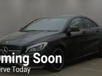 Used Mercedes CLA200 AMG line 156 HP (114 kW) 2019 Black Coupe