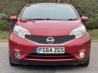 Begagnad Nissan Note Acenta 90 HK (66 kW) 2014 Röd Halvkombi