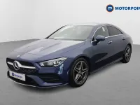 Used Mercedes CLA180 AMG Line Premium 136 HP (100 kW) 2021 Blue Coupe