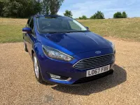 Used Ford Focus Titanium 125 HP (91 kW) 2018 Blue Hatchback