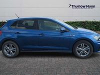 Used VW Polo R-line 116 HP (85 kW) 2020 Blue Hatchback