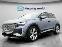 Used Audi Q4 e-tron S-Line 150 kW (204 HP) 2022 Blue SUV
