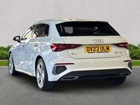 Begagnad Audi A3 S-Line 147 HK (108 kW) 2023 Vit Sedan