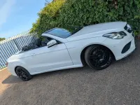 Used Mercedes E220 AMG 170 HP (125 kW) 2014 White Cabriolet