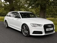 Used Audi A6 Black Edition 187 HP (137 kW) 2018 White Estate