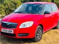 Used Skoda Fabia 105 HP (77 kW) 2009 Red Hatchback
