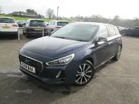 Used Hyundai i30 Premium 110 HP (80 kW) 2018 Blue Hatchback