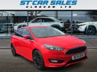 Used Ford Focus Zetec 150 HP (110 kW) 2015 Red Hatchback