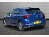 Used VW Polo R-line 95 HP (69 kW) 2023 Blue Hatchback