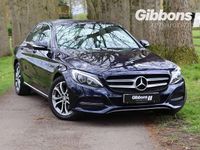Used Mercedes C200 184 HP (135 kW) 2015 Blue Sedan