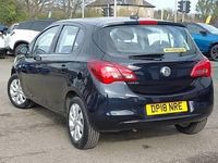 Used Vauxhall Corsa Design Edition 90 HP (66 kW) 2018 Blue Hatchback