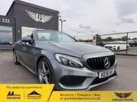 Used Mercedes C300 AMG line 245 HP (180 kW) 2018 Grey Cabriolet