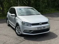 Used VW Polo Match 90 HP (66 kW) 2016 Silver Hatchback