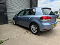 Used VW Golf VI Match 105 HP (77 kW) 2011 Blue Hatchback