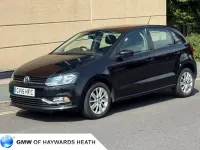 Used VW Polo SE 90 HP (66 kW) 2015 Black Hatchback