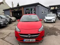 Used Vauxhall Corsa 90 HP (66 kW) 2018 Red Hatchback